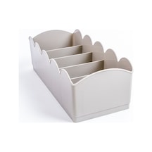 1 Adet 5 Gözlü Çorap ve Toka Düzenleyici Gri