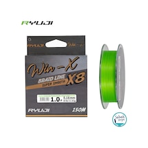 Ryuji Winx X8 İp Misina 150mt Pe 1.0 0.16mm 11.4kg A.yeşil