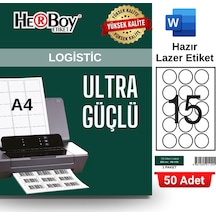 Herboy Hb-1150 50 X 50 Mm A4 Laser Etiket 50 Adet