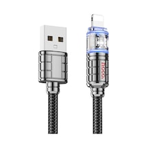 Hoco U122 Kristal Uç 2.4a Usb To  Lightning Hızlı Data Ve
