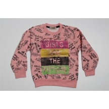 Kız Çocuk Üst Sweatshirt Bluz (516628662) Pembe