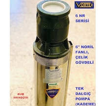 6 Nr 18-23 25 Hp Motora Paslanmaz Çelik Gövdeli Norly Fanlı Kum Savaşcısı 6" Dalgıç Pompa Kademesi
