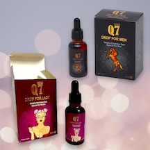 Q7 Vip Set Erkekler Ve Kadinlara Özel Takviye & Destek Ve İstek Damla 30ml