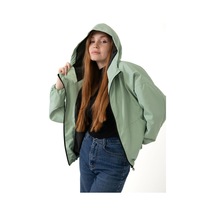 Spor Kadın Kapüşonlu Su Ve Rüzgar Geçirmez Cepli İçi Astarlı Oversize Mevsimlik Yağmurluk Su Yeşili Spor Kadın Kapüşonlu Su Ve Rüzgar Geçirmez Cepli İçi Astarlı Oversize Mevsimlik Yağmurluk Su Yeşili