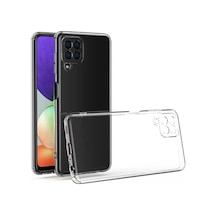 Samsung Galaxy Uyumlu M22 Kapak Kamera Korumalı Süper Silikon Kapak