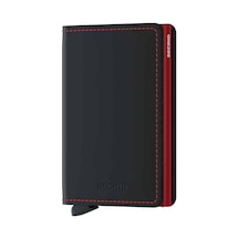 Secrid Slimwallet Matte Black& Red Çok Renkli