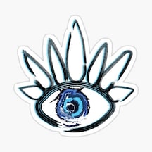 Nazar Boncuğu Model3 Sticker Oto Araba Yapıştırma 15Cm