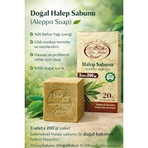 Promar Doğal Ve El Yapımı Antik Marsilya Defne Garlı Halep Sabunu Arap Sabunu 150-170 Gr X3 Adet Defne - Zeytinyağı