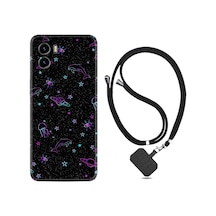 Vivo Y15S Kılıf Boyun Askılı Galaxy Yunus Göz 1860