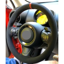 Opel Astra H Kasa Kırmızı Yüzüklü Alkantra Direksiyon Kılıf