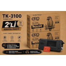 Kyocera Fs-4300 Uyumlu, Toner - 2'li  Paket
