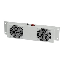 AGER Duvar Tipi 2li Termostatlı Beyaz Fan Modülü AN-F2T-A-B1