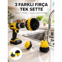 Banyo Mutfak Jant Ve Fayans Temizliği İçin Uygun Matkap Başlığı Cn