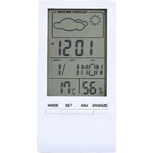 Jzcat Mini Dijital Termometre Kapalı Higrometre Beyaz