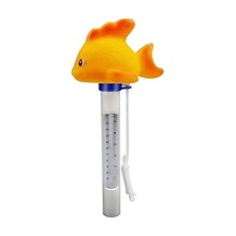Rogfer K-1020d Karikatür Sarı Altın Balık Havuzu Termometresi Havuz Suyu Sıcaklık Ölçer