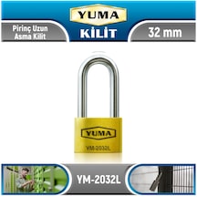 32 Mm Pirinç Uzun Asma Kilit Ym-2032l