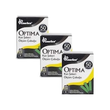 Optima Şeker Ölçüm Stribi Strip 50 x 3 Kutu optima3