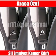 Citroen Cactus Oto Koltuk Deri Emniyet Kemer Aksesuar Kılıfı