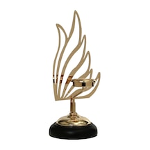 Vitale Kuğu Mumluk Gold 32 Cm Ak.je0080
