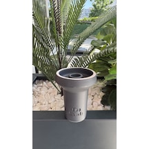 Taş Bowls Nargile Lülesi Phunnel Büyük Boy / Mat Füme Antrasit