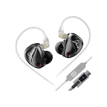 Kz Duonic Gamer Planar Manyetik + Dinamik Hibrit Hi-fi Iem Kulak İçi Kulaklık Gümüş-type-c - Mikrofonlu Kulak Içi Kulaklık