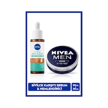 Men Erkek Nemlendirici Creme 30ml Ve Derma Skin Clear Sivilce Karşıtı Serum 30ml, Cilt Bakım Seti
