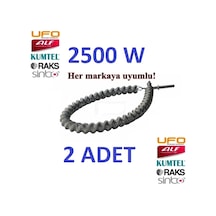 2 Adet 2500W İnfrared Soba Rezistansı
