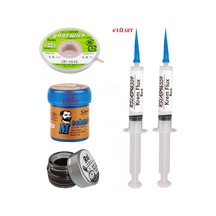Krem Lehim Mchanc 138 C 42gr Havya Uç Temizleyici Flux Lehim Toplama Cp-1515 Lehim Emme Teli Seti04