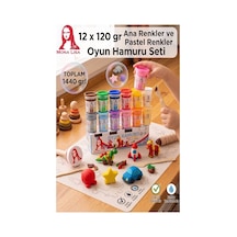 Oyun Hamuru 12 Renk 1 Paket Monalisa 12 Li Ana Ve Pastel Oyun Hamuru Kurumaya Karşı Dirençli Okul Öncesi Kreş Yumuşak Çok  Renkli