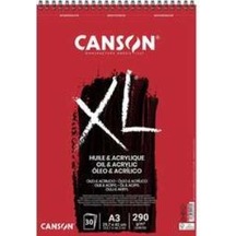 Canson Xl Oil & Acrylic Spiralli Defter 30 Yaprak 290G 29.7X42.0