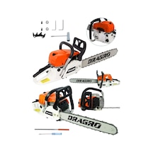 Dragro DRG-TSTR9900 9.9 HP Benzinli Ağaç Kesme Makinesi Turuncu