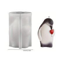 Penguen Mum Silikon Kalıp S870