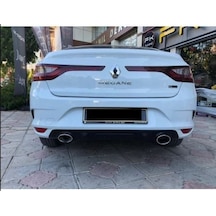 Autogp Renault Megane 4 Arka Tampon Difüzörü Sedan 2016+ Siyah