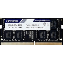 Timetec 76TT26NUS2R8-16G 16 GB DDR4 2666 MHz CL19 Notebook Bellek