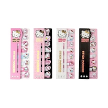 Tr Yapışkanlı Not Kağıdı, 24x60mm, 8li 20 Yaprak, 4lü Set, Hello Kitty