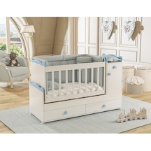 Afillibebek Babysun Büyüyebilen Beşik 60X120 Mavi