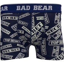 Bad Bear Secret 21.01.03.011l Lacivert Desenli Erkek Boxer Lacivert