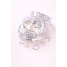 Aurora Crystal Mix Boy Kalp Tırnak Taşı Kavanozlu