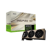 Msı 12gb Rtx5070 Inspıre 3x Oc Gddr7 192bit Hdımı-dp Pcıe 5.0