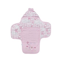 Unisex Pembe Renkli Hayvan Desenli Kundak Battaniye Çok Renkli