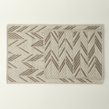 %100 Pamuk Corner Paspas Takımı Vizon 60x100 Cm Çok renkli