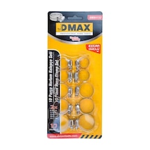 Metal Hortum Kelepçesi Set, 10 Parça, 5 Farklı Boyut 8-18mm, 11-20mm, 13-23mm, 18-25mm, 14-27m