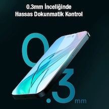 Baseus Crystal Serisi İphone 15 Plus Full Koruma Tempered Cam Ekran Koruyucu 2 Adet Set- 5775
