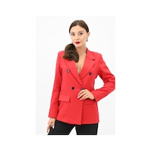 Kadın Astarlı Blazer Ceket 0101-22 001 Kadın Astarlı Blazer Ceket 0101-22 001