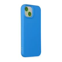 Apple iPhone  Uyumlu- 15 Kılıf Nano İçi Kadife Silikon - Mavi