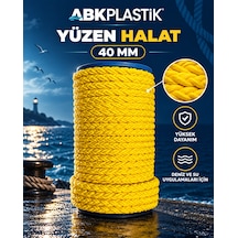 H12600-40mm 40 Mm Yüzen Halat Tekne Bağlama Ve Demirleme Halatı