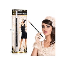 30 Cm Siyah Payetli Tutacağı 1920 Ler Gatsby Parti Aksesuarı - Kyut-763319 Renkli