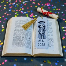 2026-mezuniyet-kız-kitap Ayracı 10 Lu