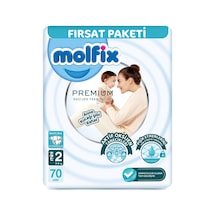 Molfix Premium Paket 2 Beden Mini 3-6 Kg 70'li - 7 Adet Tarı 2 Numara