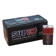 Supex 9volt Pil Paket 12 Adet